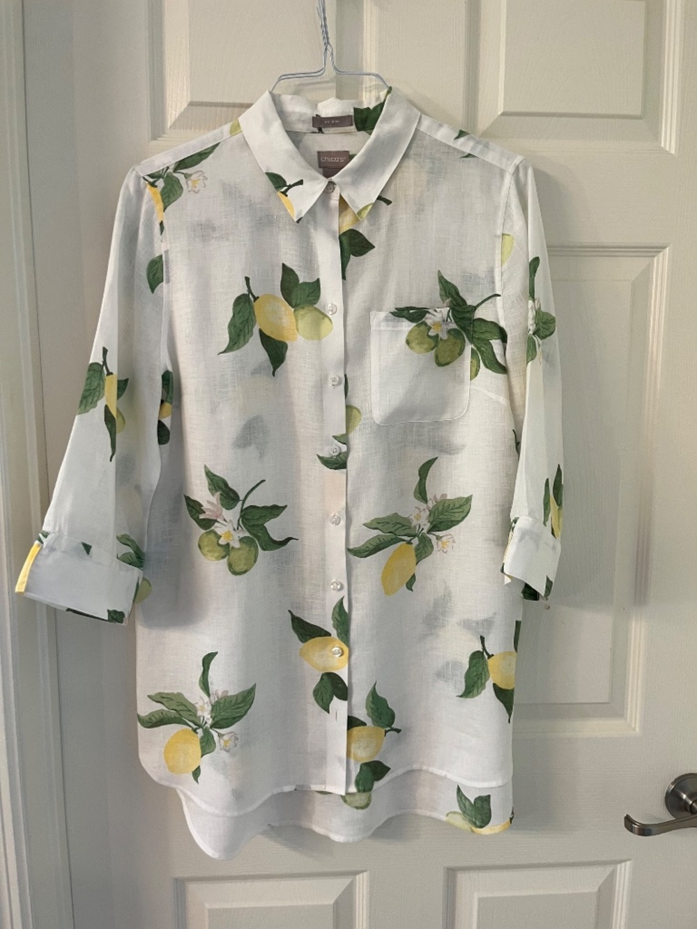 Chico no iron linen blouse - Picture 3 of 6